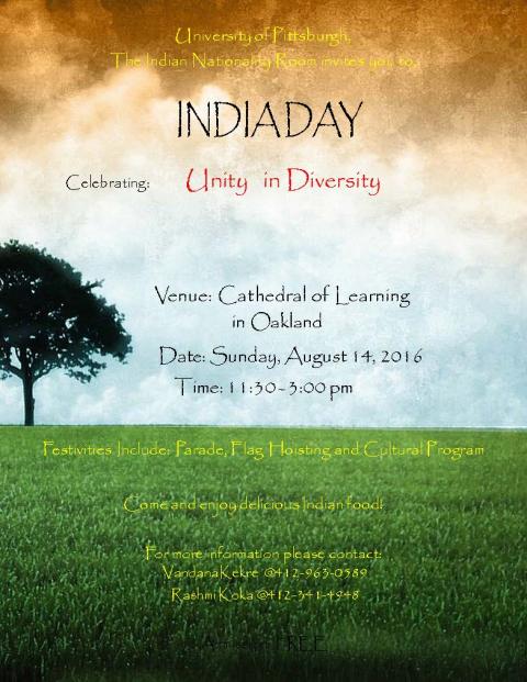 India Day 2016 Promotional Flyer