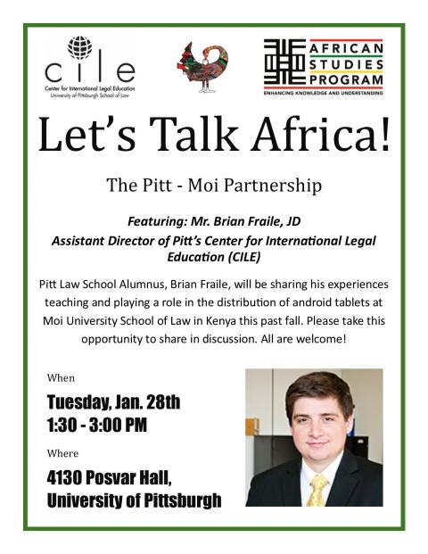 Let's Talk Africa: The Pitt-Moi Partnership