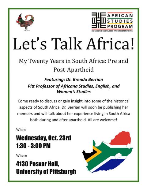 Let's Talk Africa - My Twenty Years in South Africa: Pre and Post-Apartheid