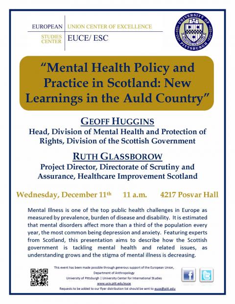 Mental Health Policy and Practice in Scotland: New Learnings in the Auld Country
