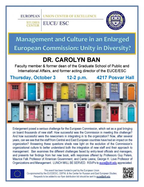 Management and Culture in an Enlarged European Commission: Unity in Diversity?