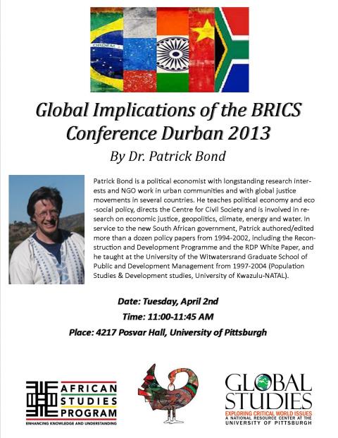 Global Implications of the BRICKS Conference Durban 2013